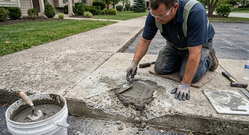 Chipped Concrete Repair in Corpus Christi, TX
