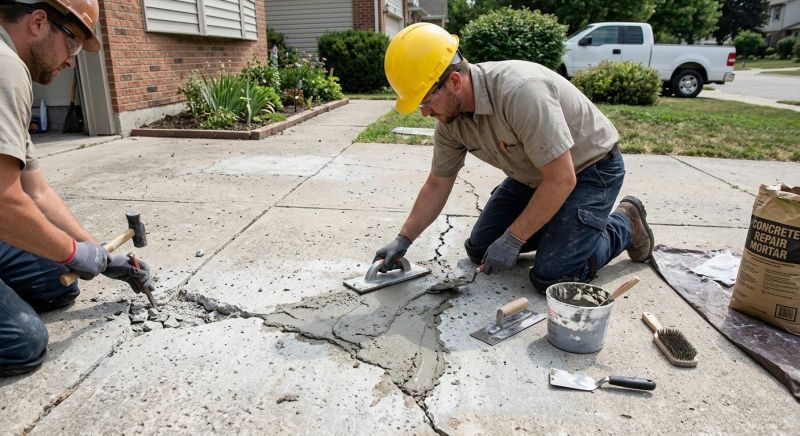 Concrete Repair in West Des Moines, IA