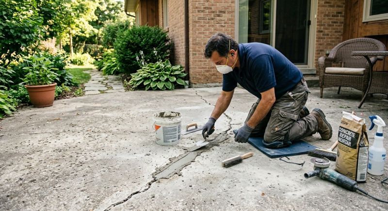 Cracked Concrete Repair in Des Moines, IA