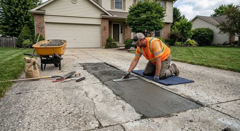 Driveway Curb Repair in Des Moines, IA