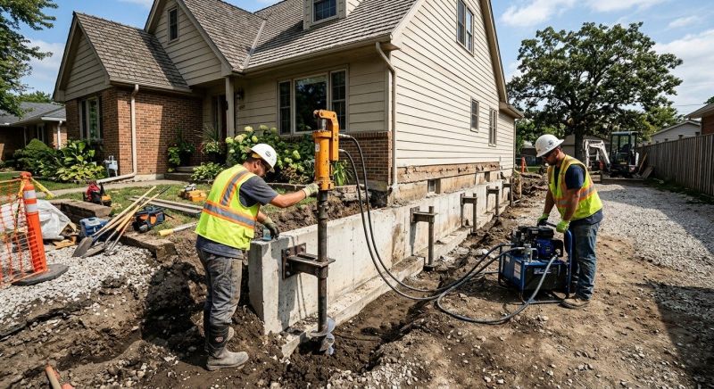 Foundation Stabilizing in Columbus, OH