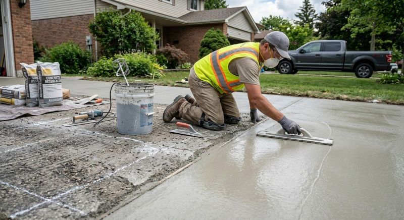 Garage Concrete Resurfacing in Corpus Christi, TX