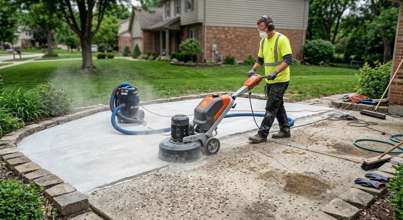 Patio Resurfacing in Des Moines, IA